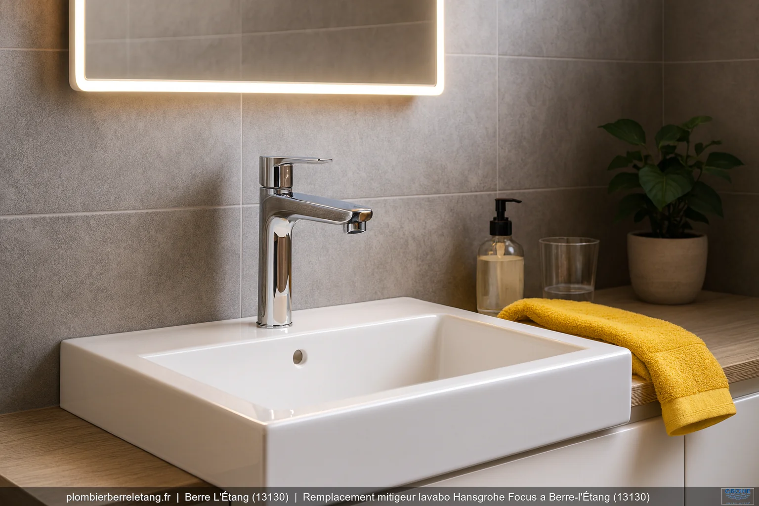 Remplacement mitigeur lavabo Hansgrohe Focus a Berre-l'Étang (13130)
